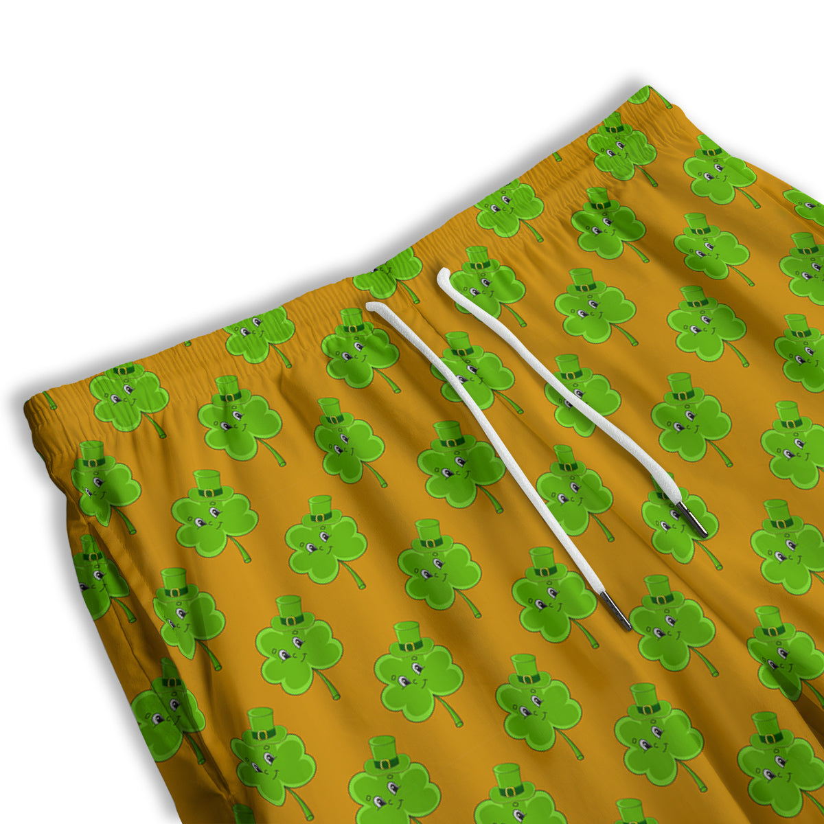Striped Ladybug Print Pattern Men's Athletic Shorts