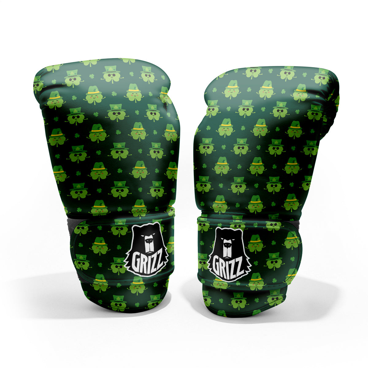 St. Patrick's Day Cute Print Pattern Pro Boxing Glove