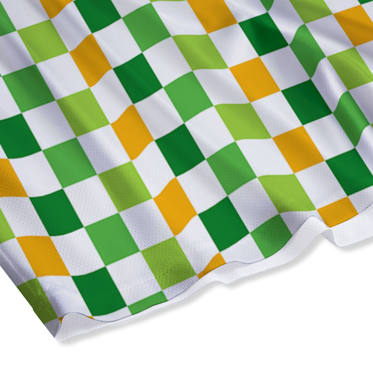 St. Patrick's Day Irish Checkered Print Mesh Shorts