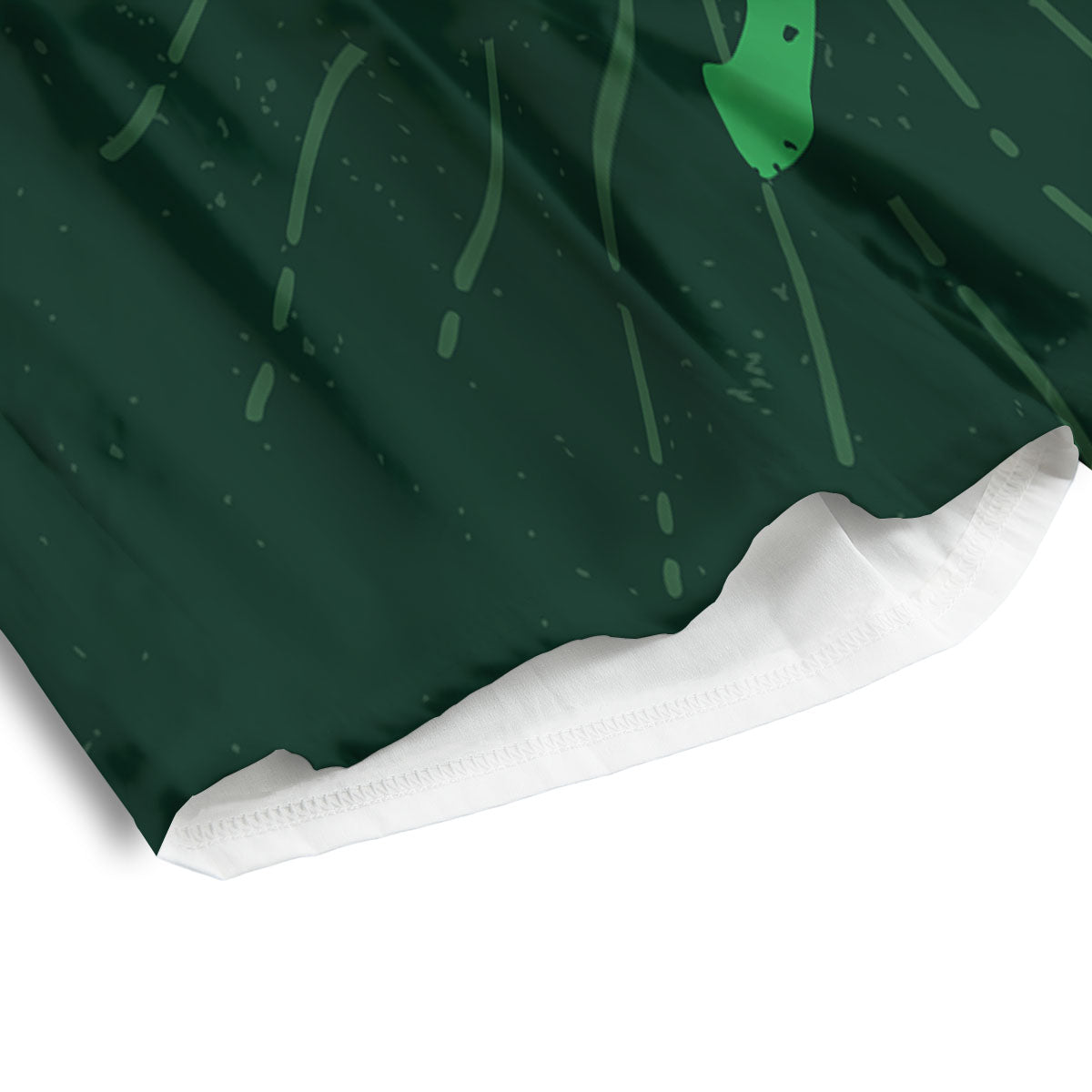 St. Patrick's Day Irish Clover Print Men's Athletic Shorts