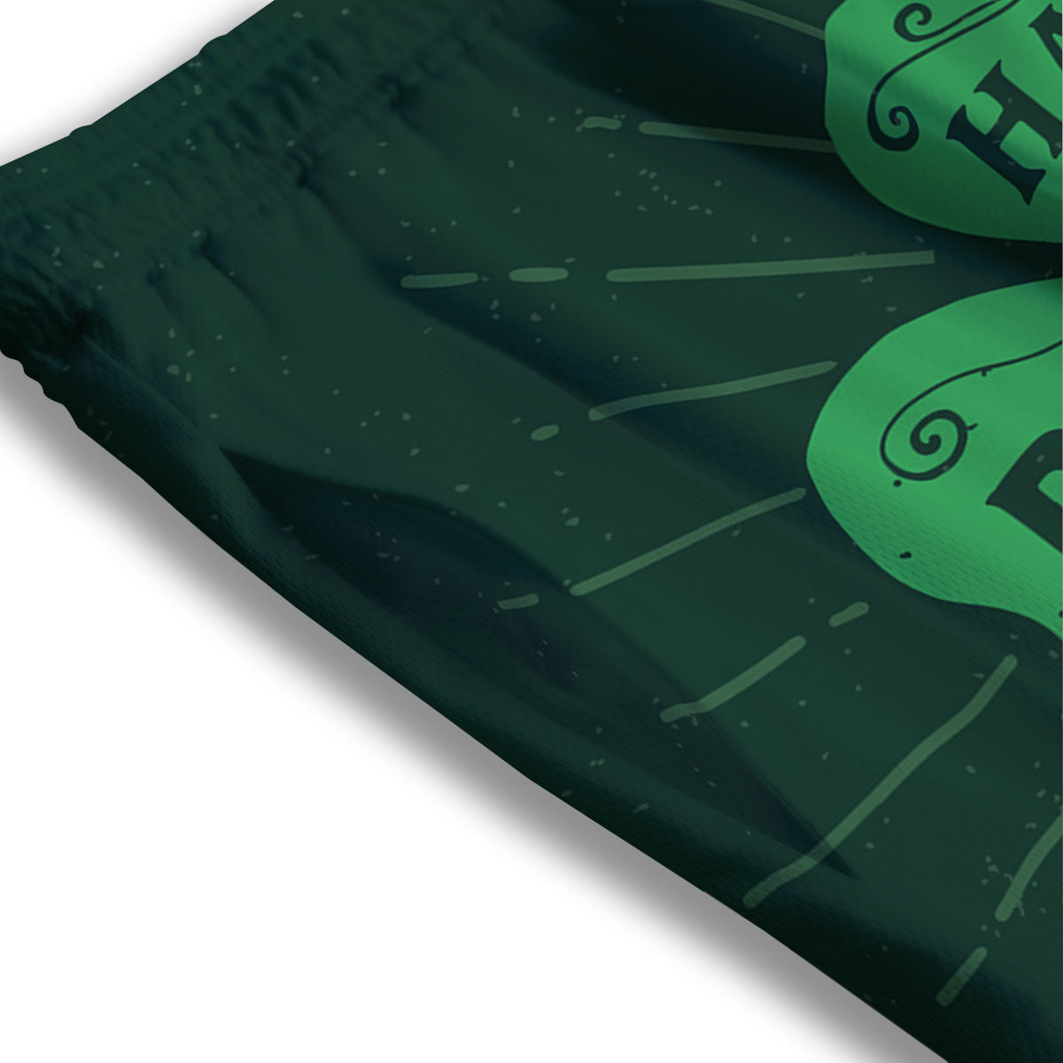 St. Patrick's Day Irish Clover Print Mesh Shorts