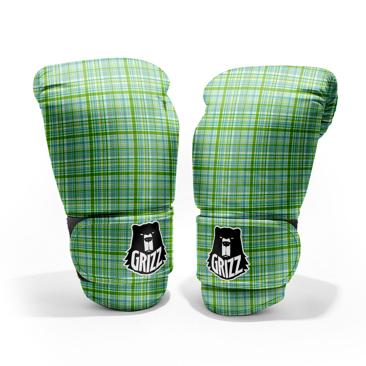 St. Patrick's Day Irish Plaid Print Pro Boxing Glove