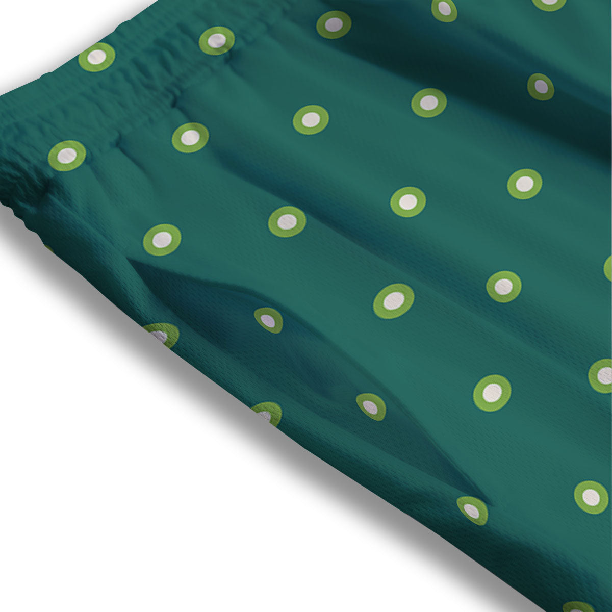 St. Patrick's Day Polka Dot Irish Print Mesh Shorts
