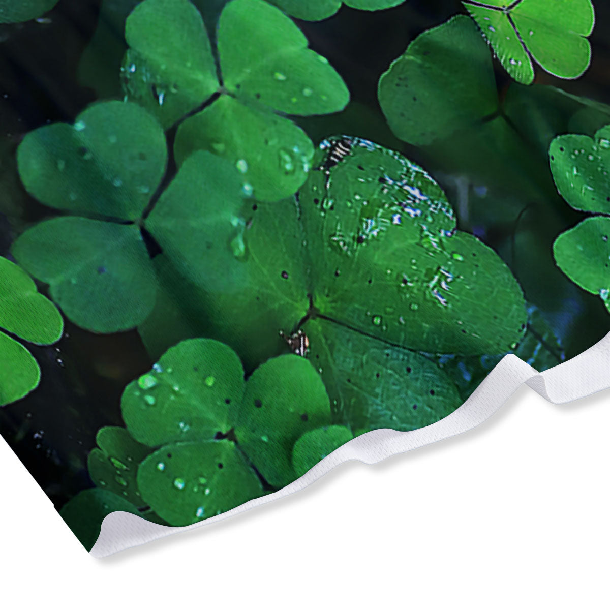 St. Patrick's Day Shamrock Clover Print Mesh Shorts