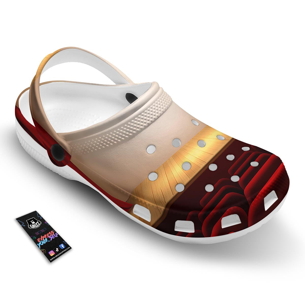 Stage Theater Print Clog-grizzshop