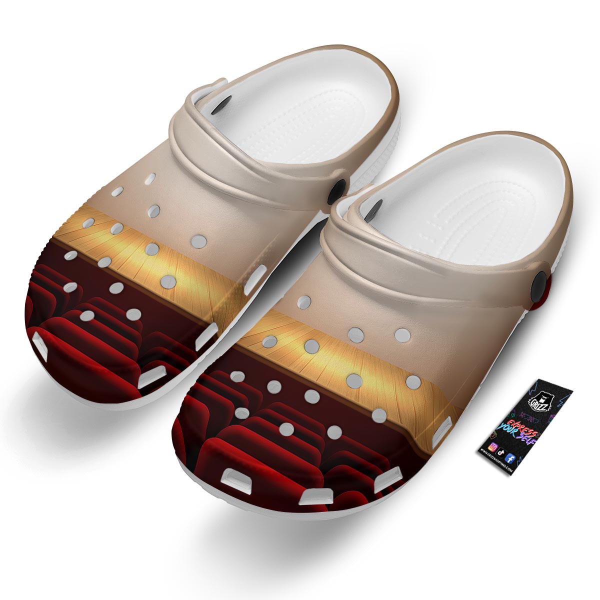 Stage Theater Print Clog-grizzshop