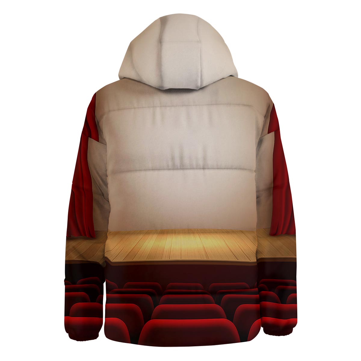 Stage Theater Print Down Jacket-grizzshop