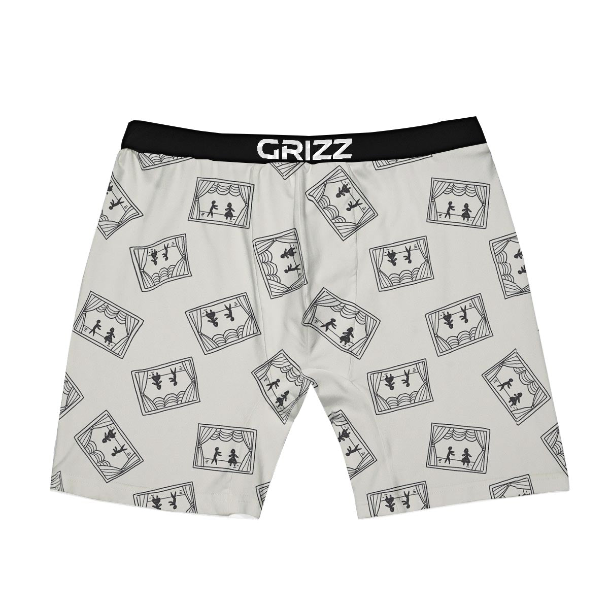 Stage Theater Print Pattern Boxer Briefs-grizzshop