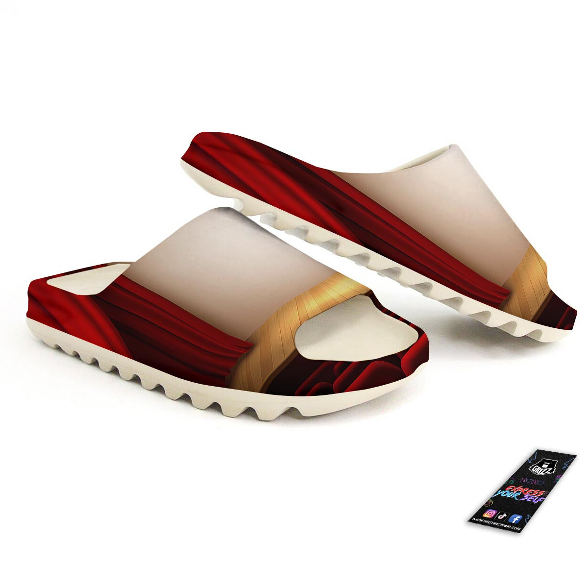 Stage Theater Print Sandals-grizzshop
