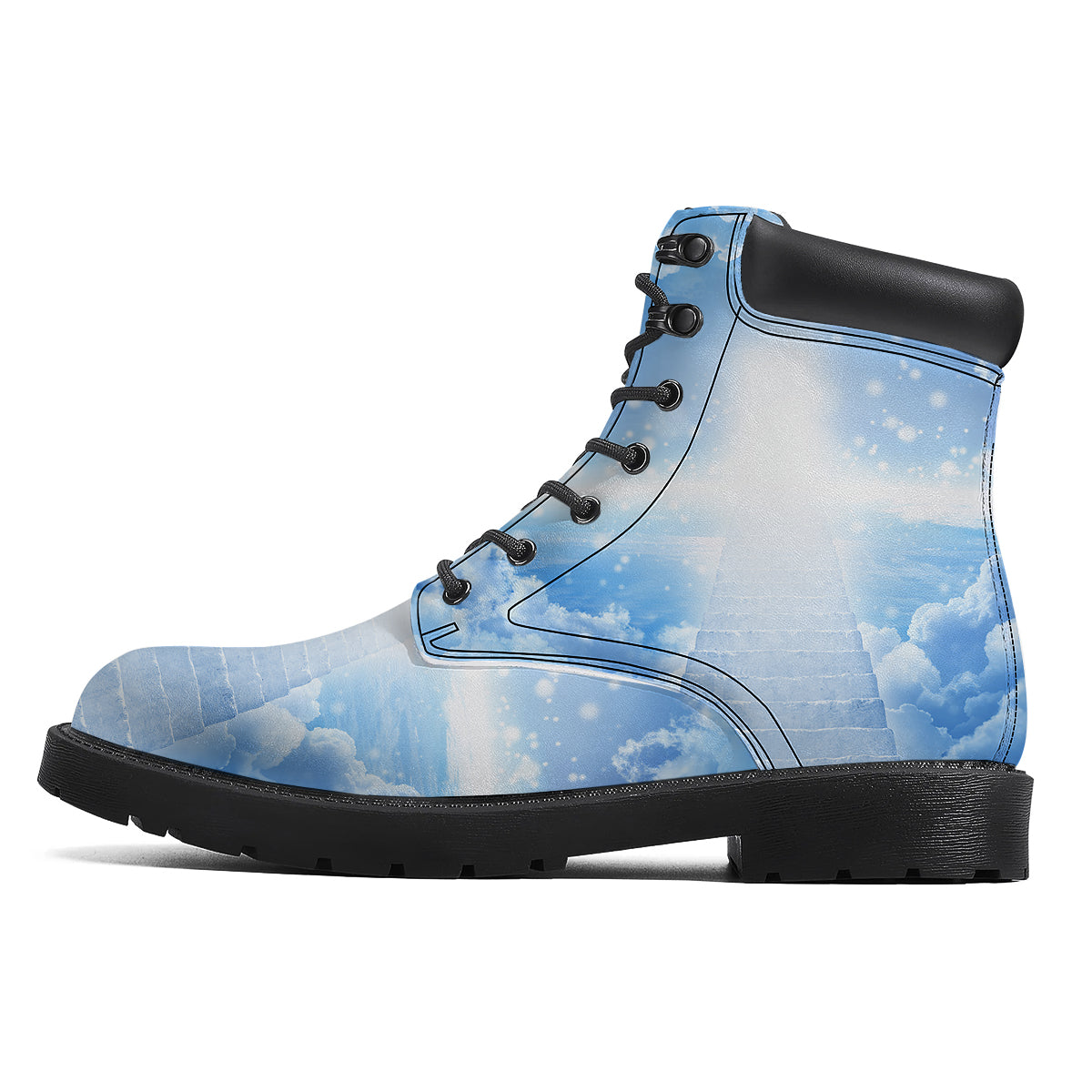 Stairs To Heaven Print Boots-grizzshop
