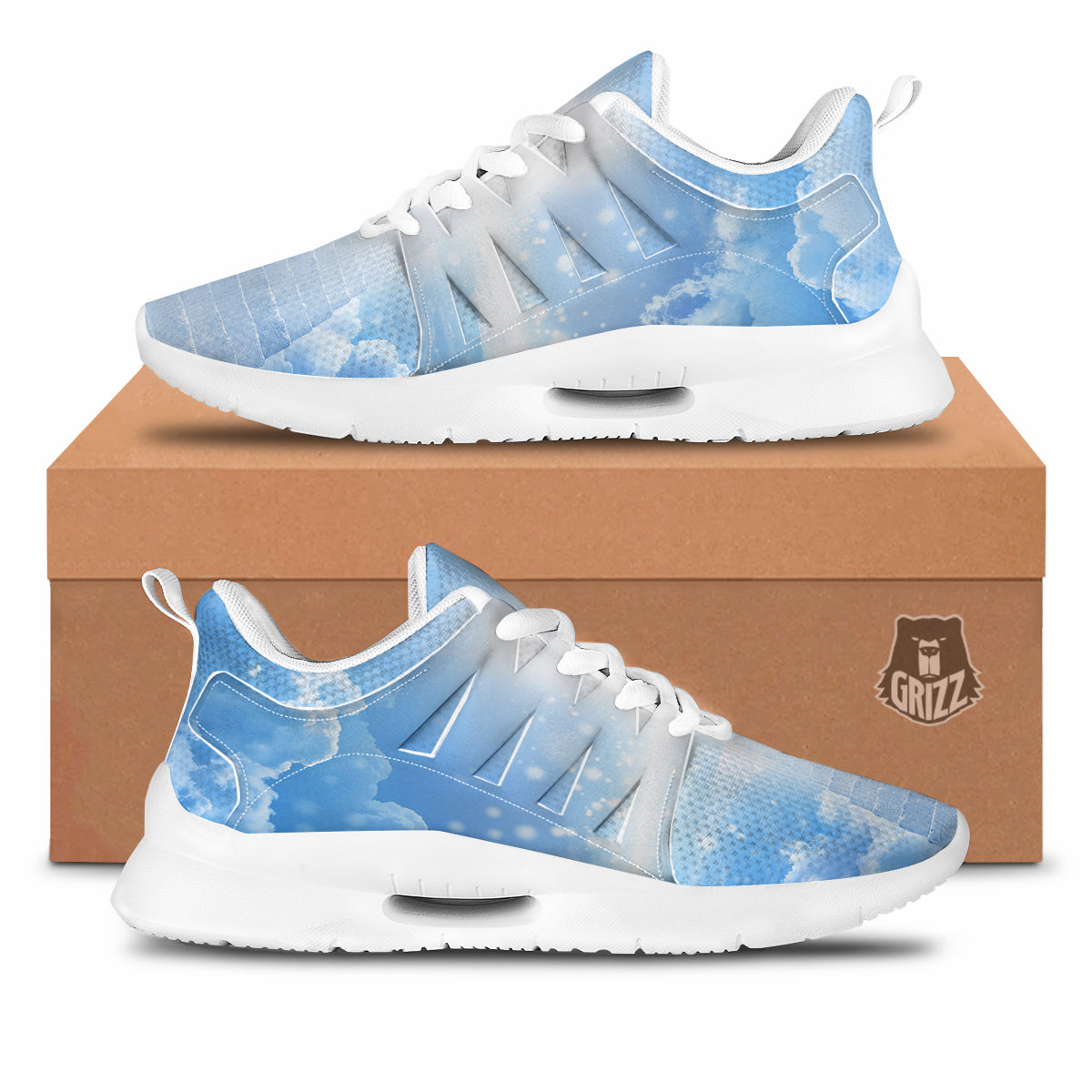 Stairs To Heaven Print Tennis Shoes-grizzshop