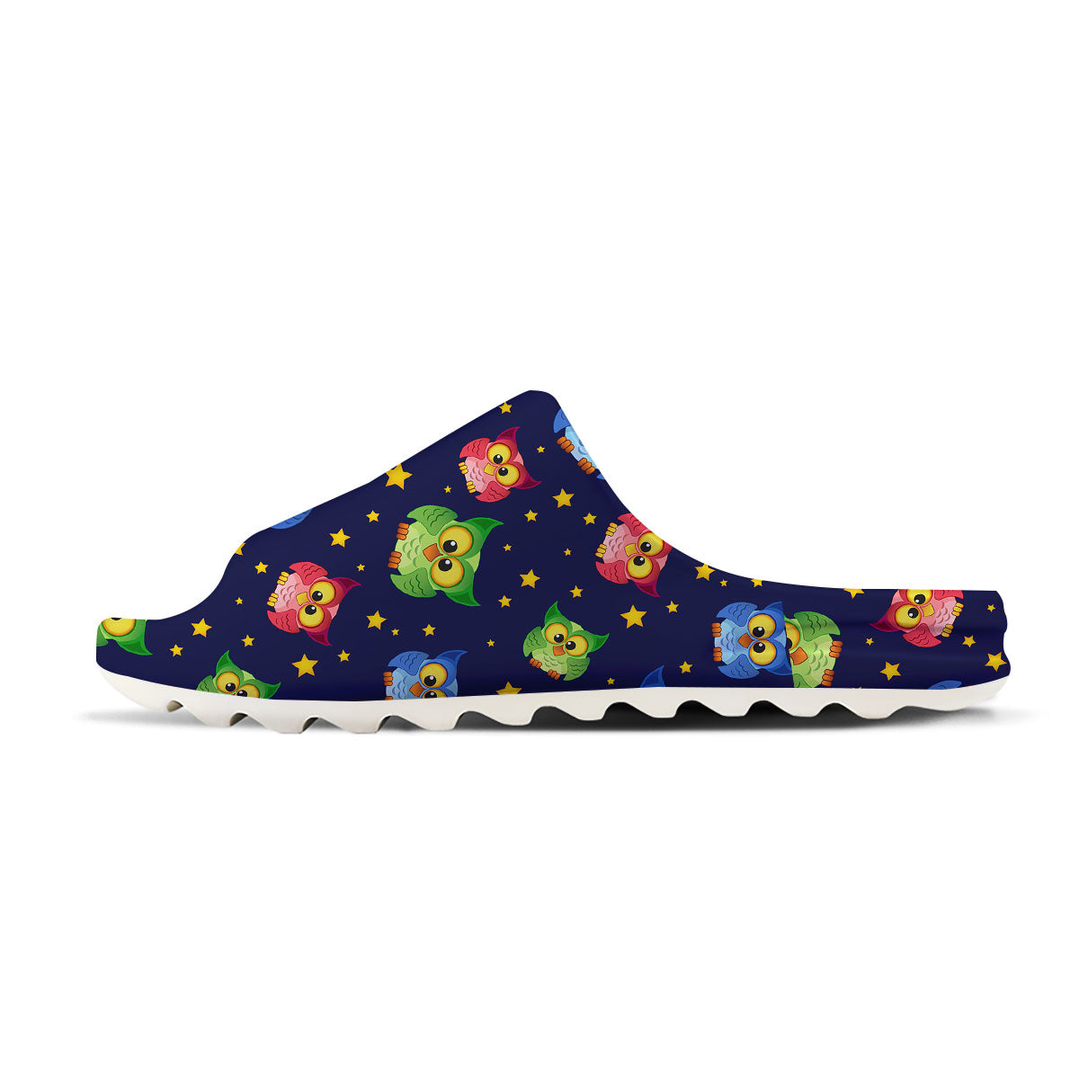 Star And Owl Print Pattern Sandals-grizzshop