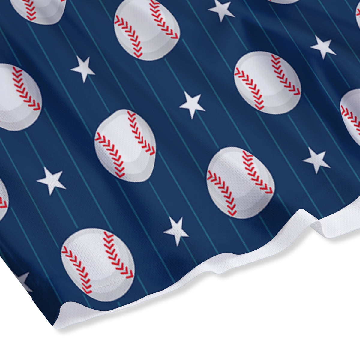 Snowflake Golden Print Mesh Shorts