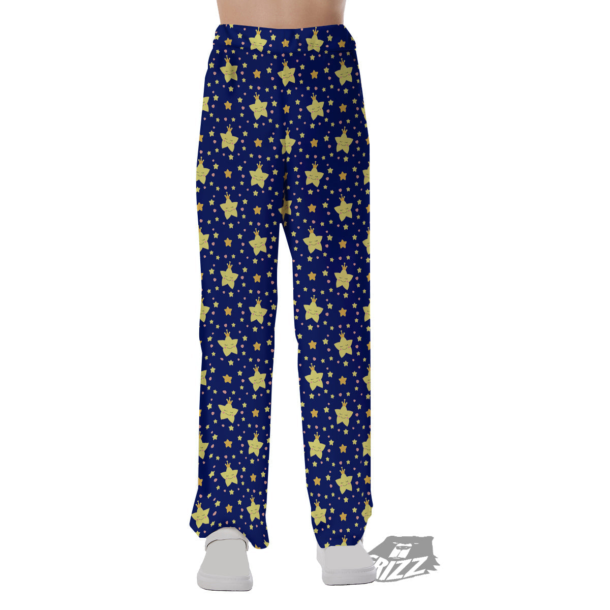 Star Cute Print Pattern Pajama Pants-grizzshop
