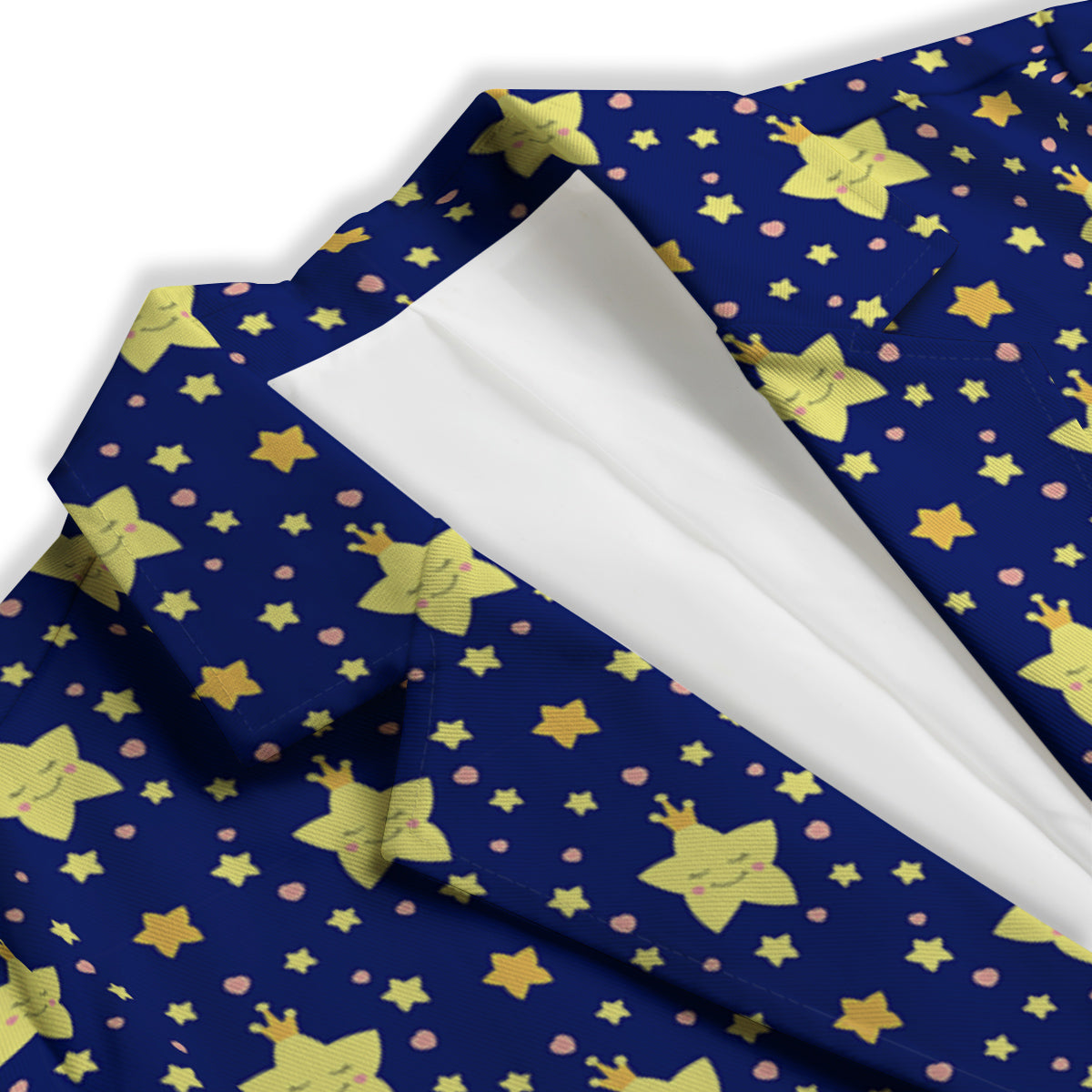 Star Cute Print Pattern Women's Blazer-grizzshop