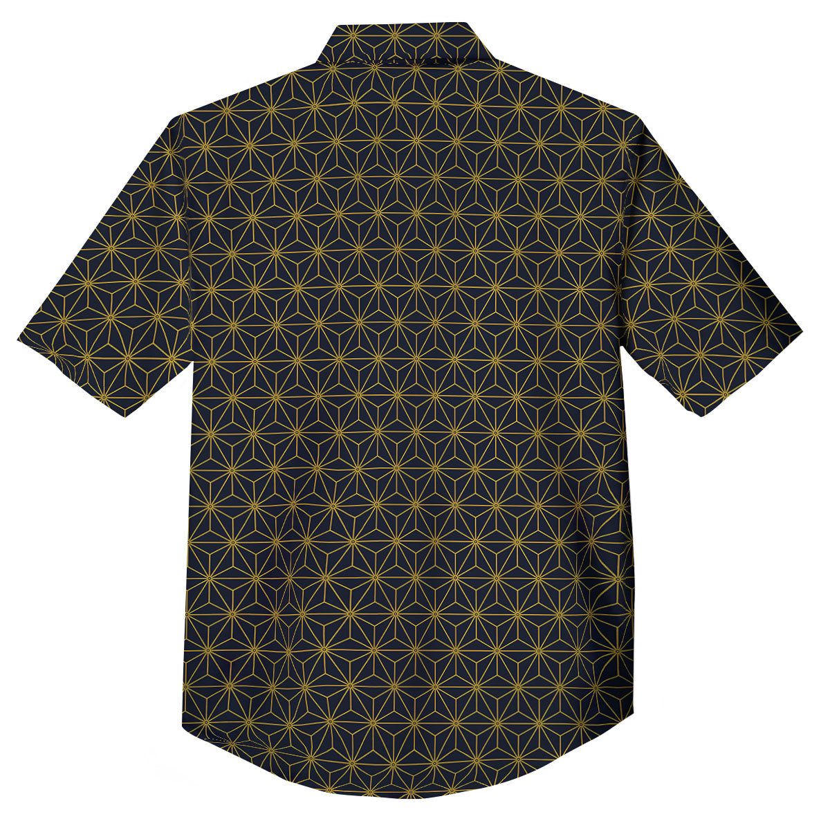 Star Geometric Print Pattern Button Up Shirt-grizzshop