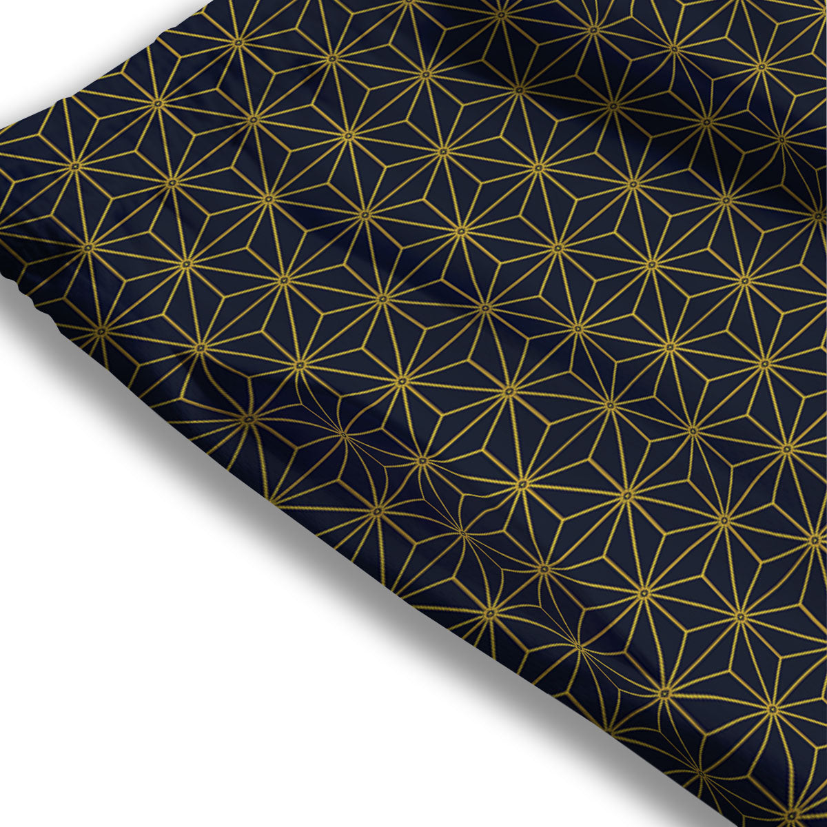 Star Geometric Print Pattern Mesh Shorts