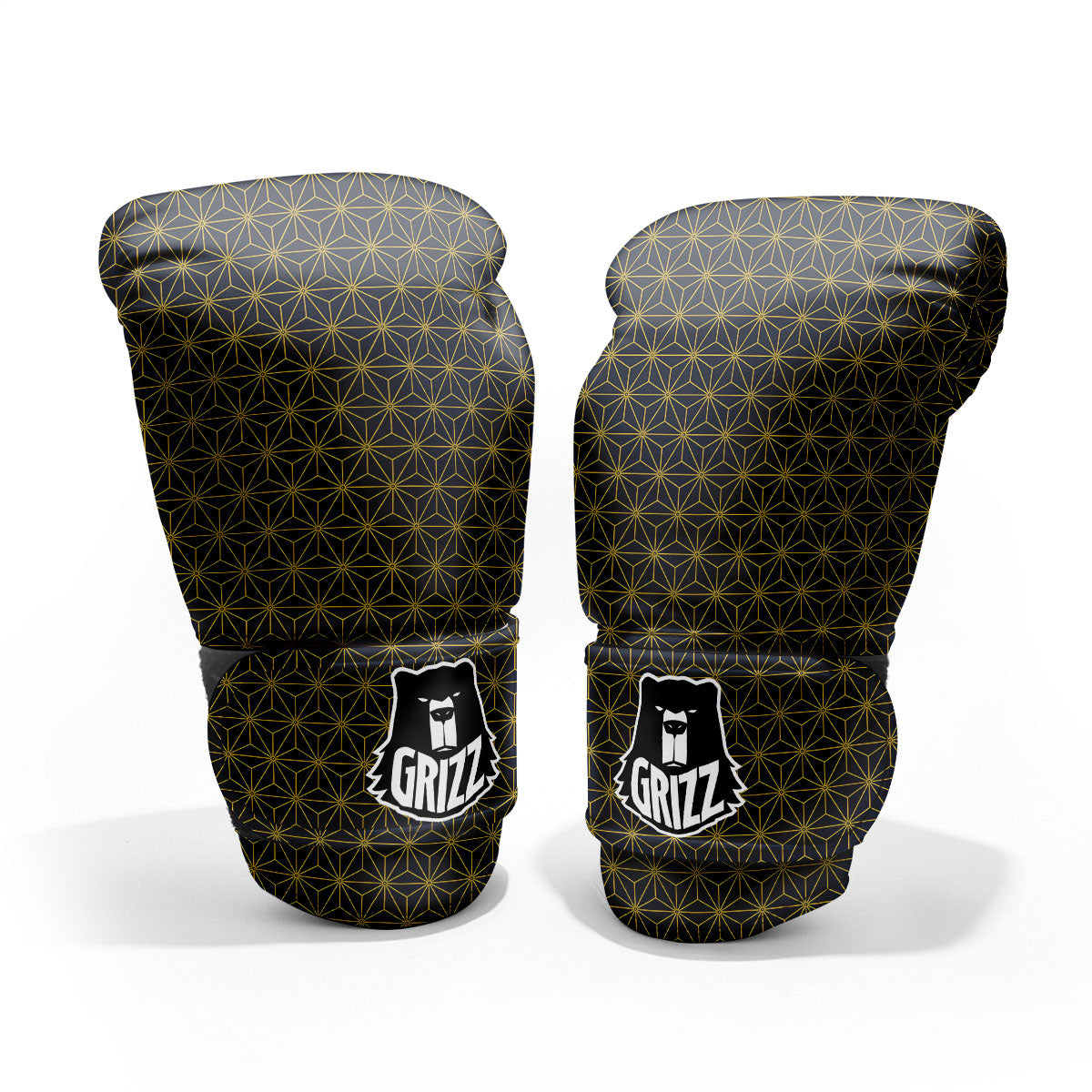 Star Geometric Print Pattern Pro Boxing Glove