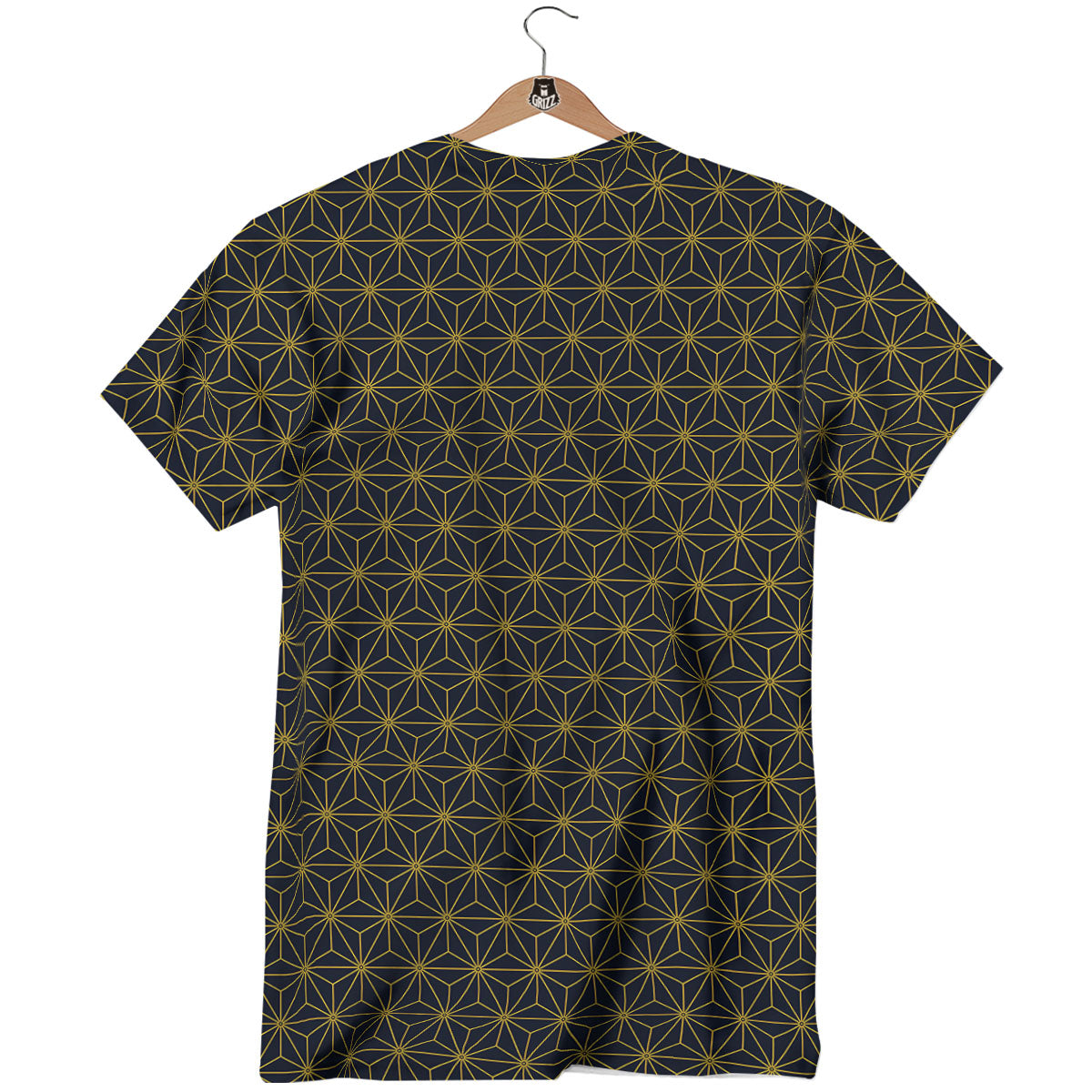 Star Geometric Print Pattern T-Shirt-grizzshop
