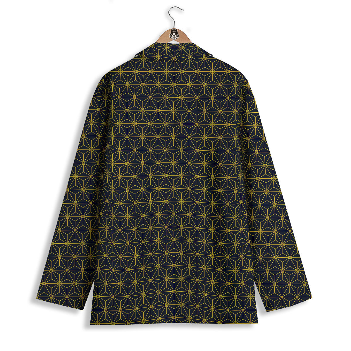 Star Geometric Print Pattern Women's Blazer-grizzshop