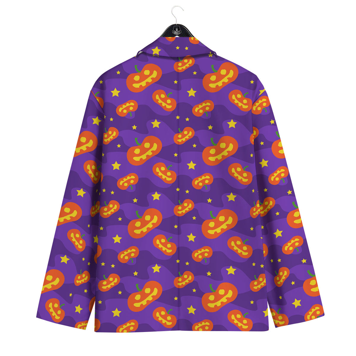 Star Halloween Print Pattern Men's Sport Coat-grizzshop