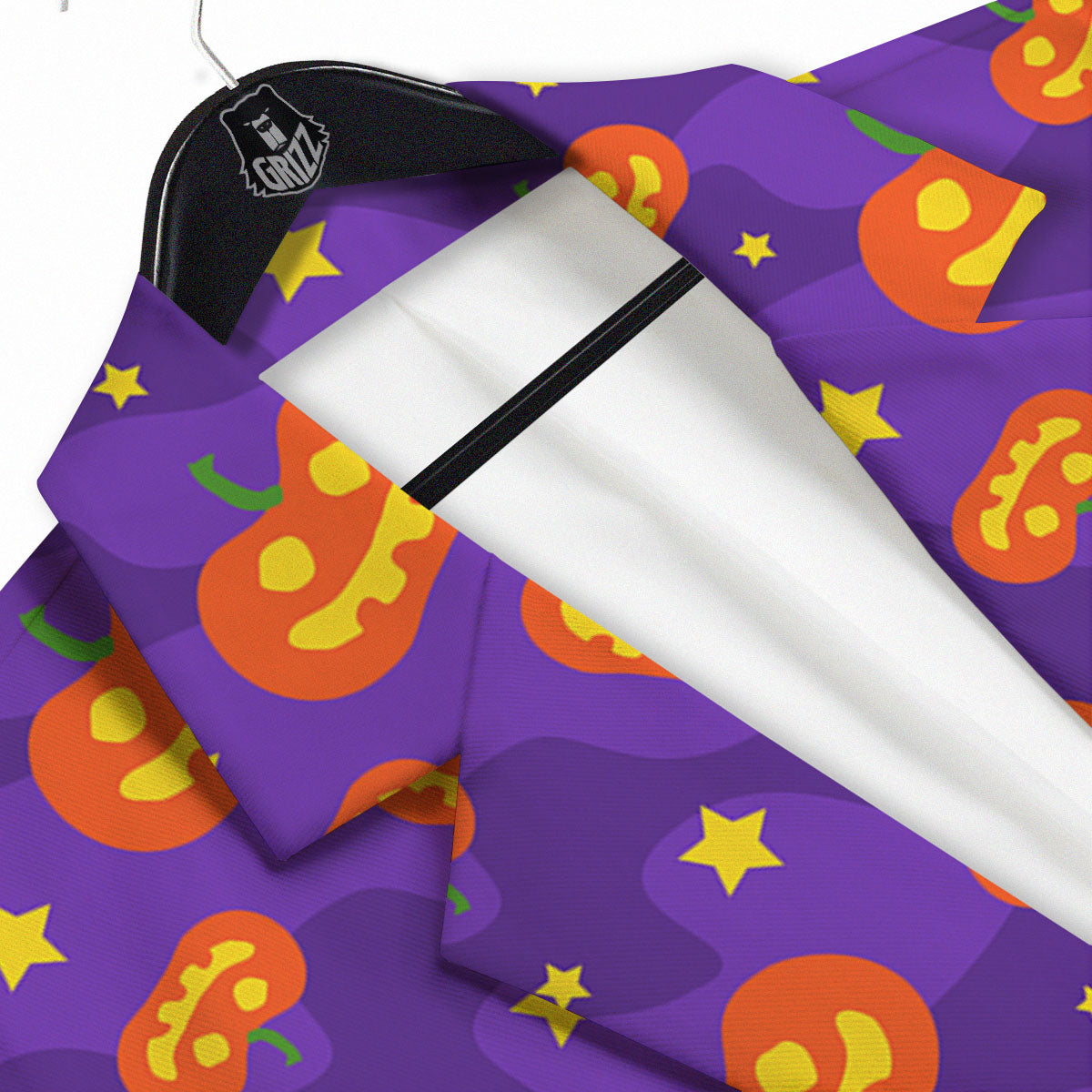 Star Halloween Print Pattern Men's Sport Coat-grizzshop