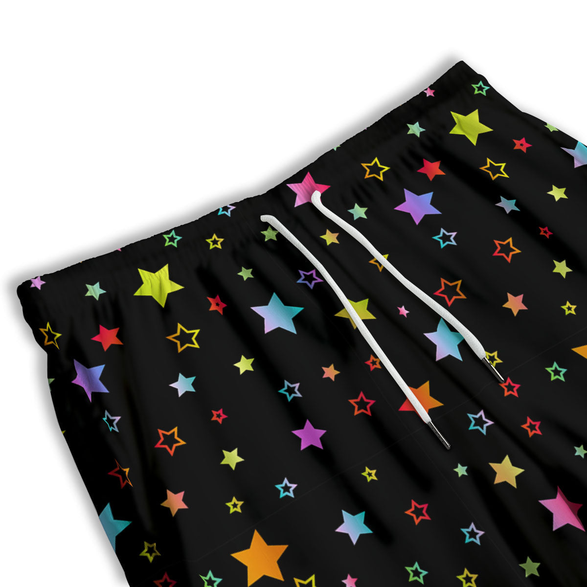 Star Lights Print Pattern Men's Athletic Shorts