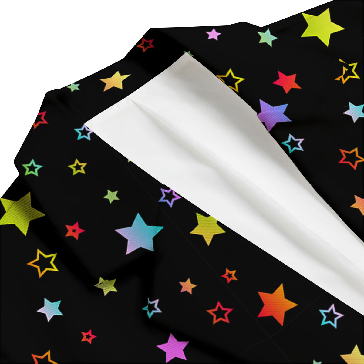Star Lights Print Pattern Men's Blazer-grizzshop