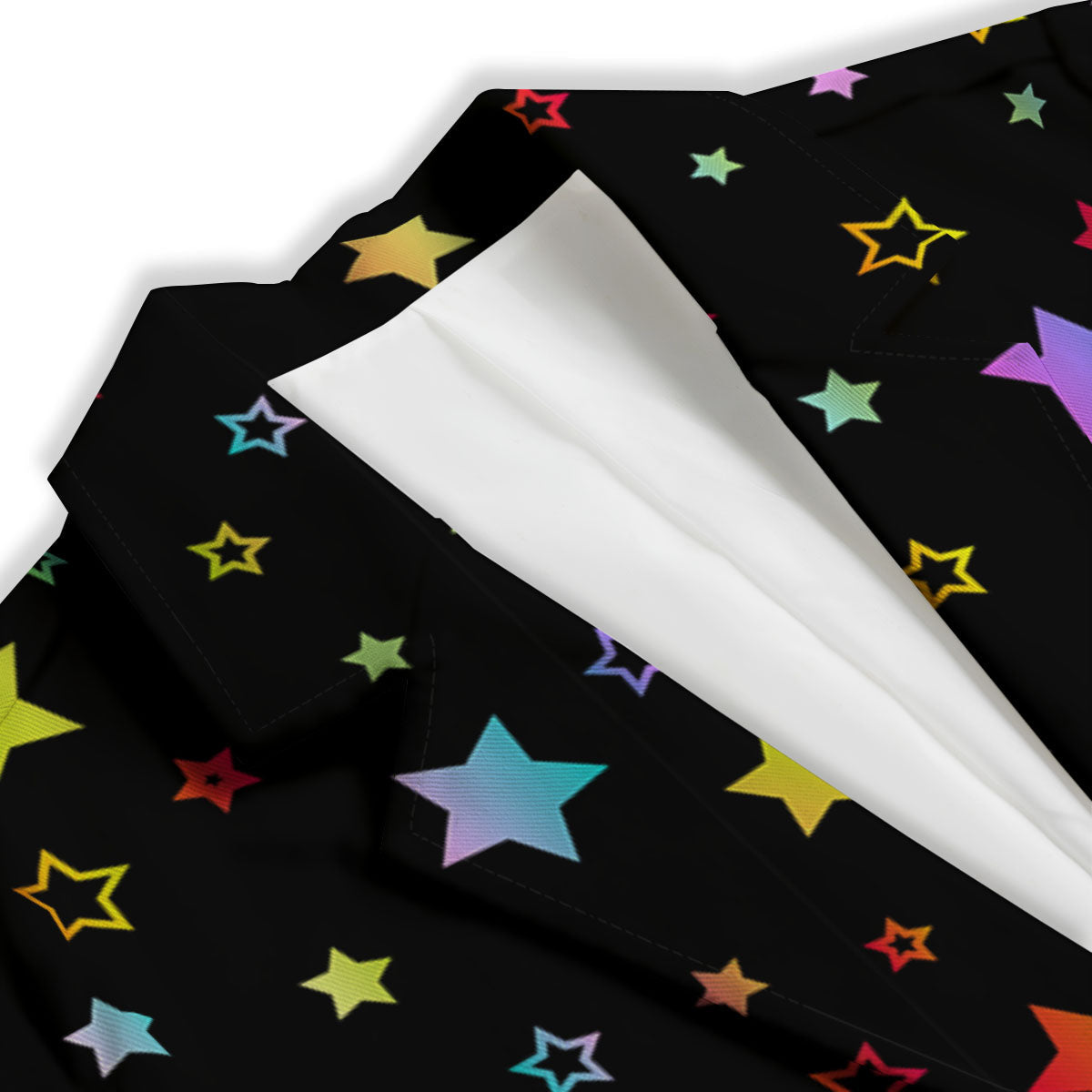 Star Lights Print Pattern Women's Blazer-grizzshop