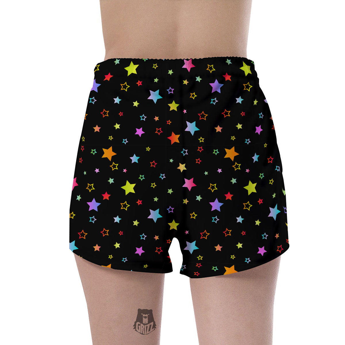Star Lights Print Pattern Women's Shorts-grizzshop