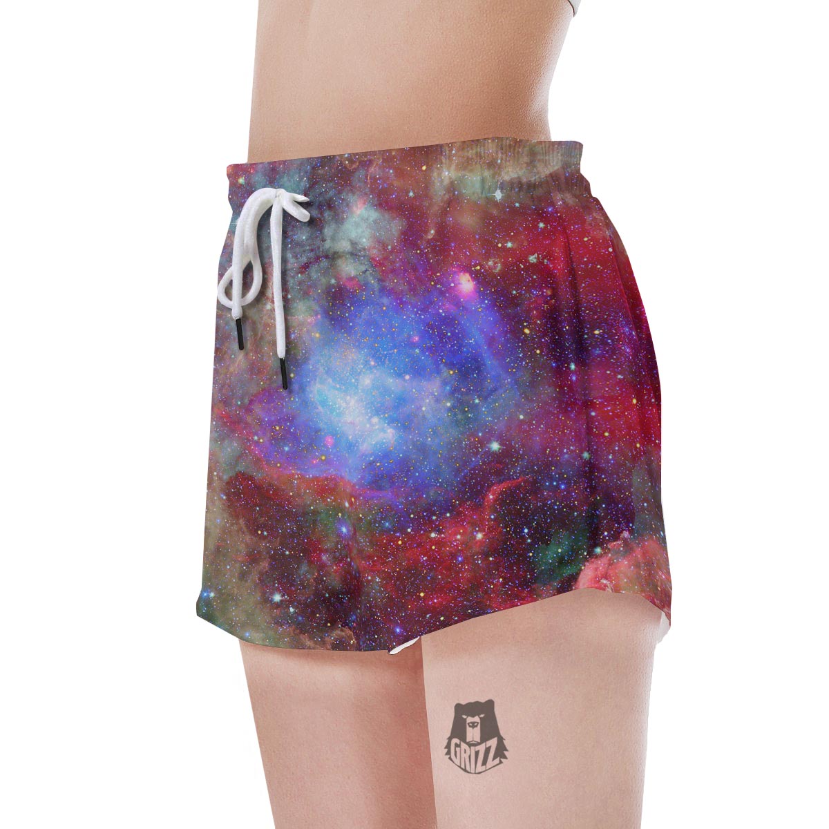 Star Nebula Galaxy Space Women's Shorts-grizzshop