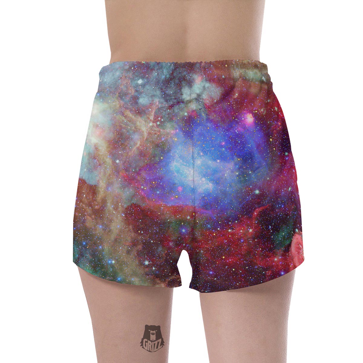 Star Nebula Galaxy Space Women's Shorts-grizzshop