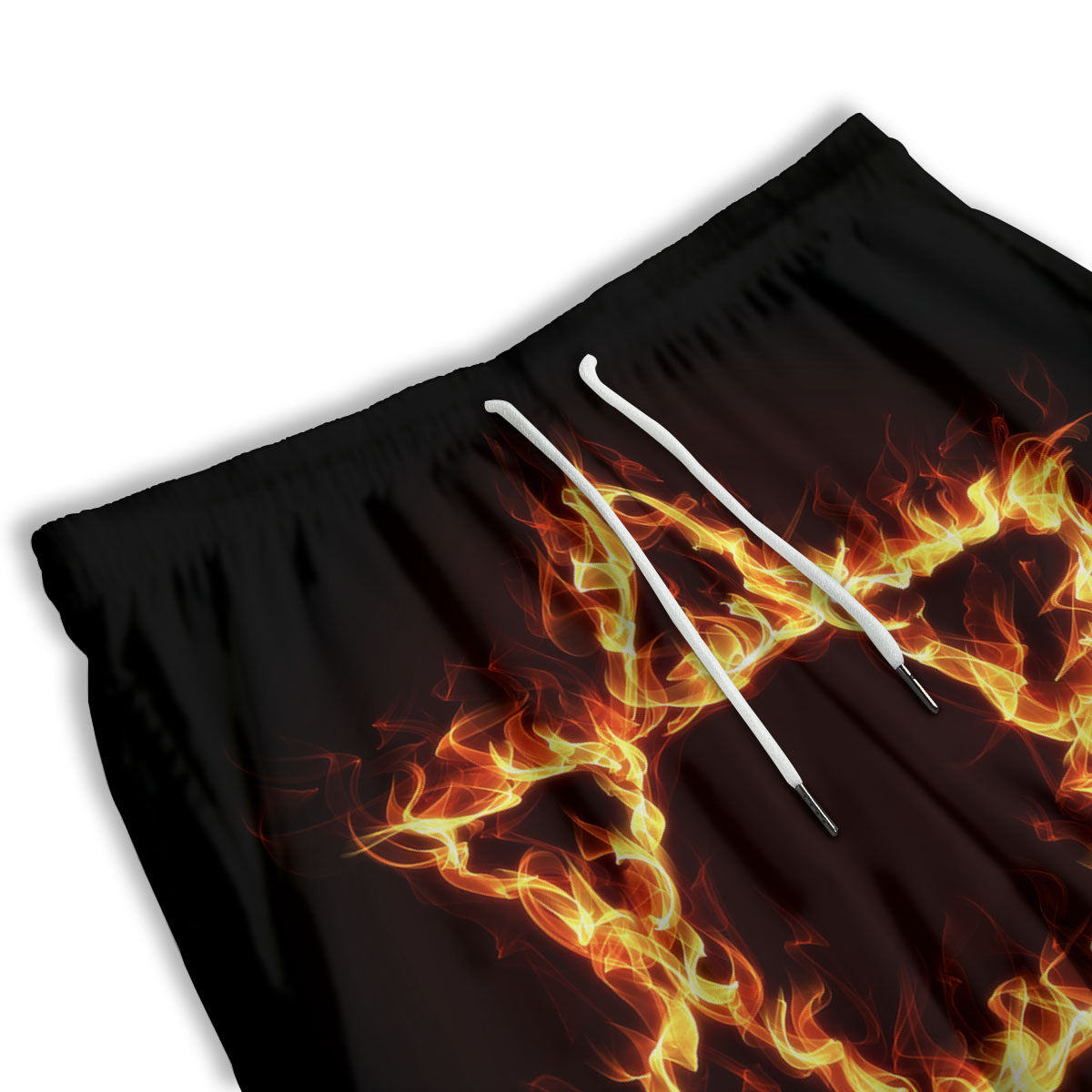 Stripes Merry Christmas Print Pattern Men's Athletic Shorts