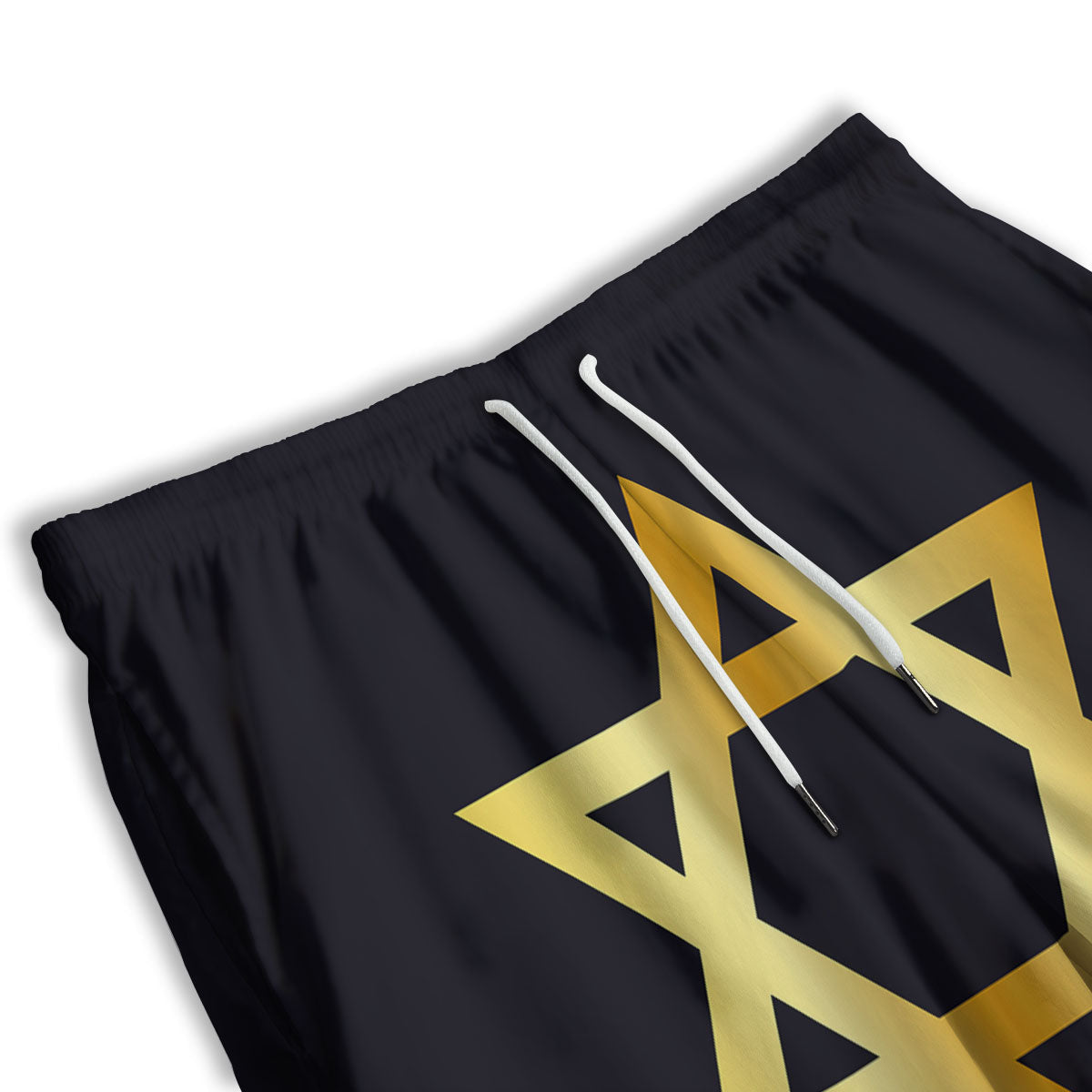 Sun Mandala Print Men's Athletic Shorts