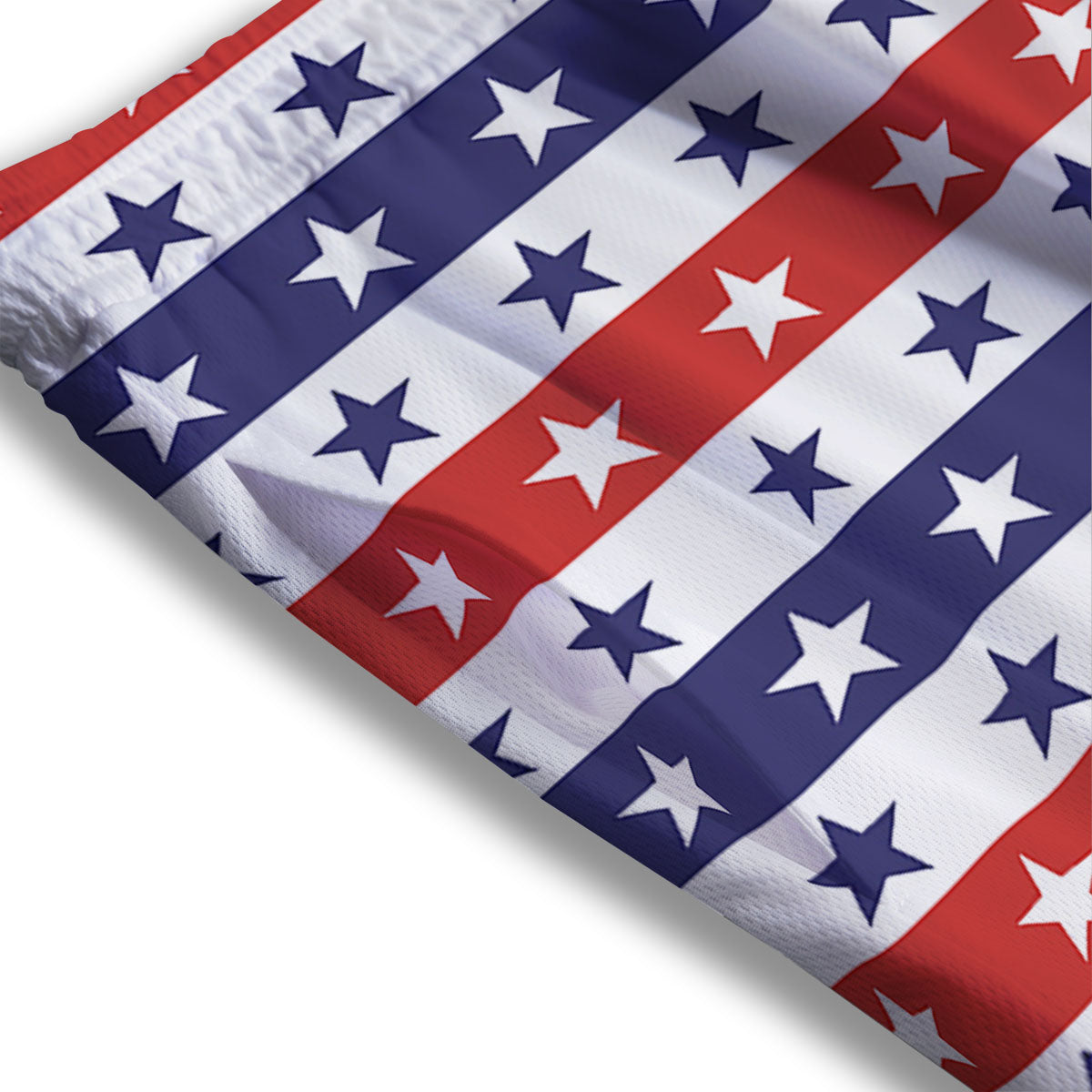 Star USA Patriotic Print Pattern Mesh Shorts
