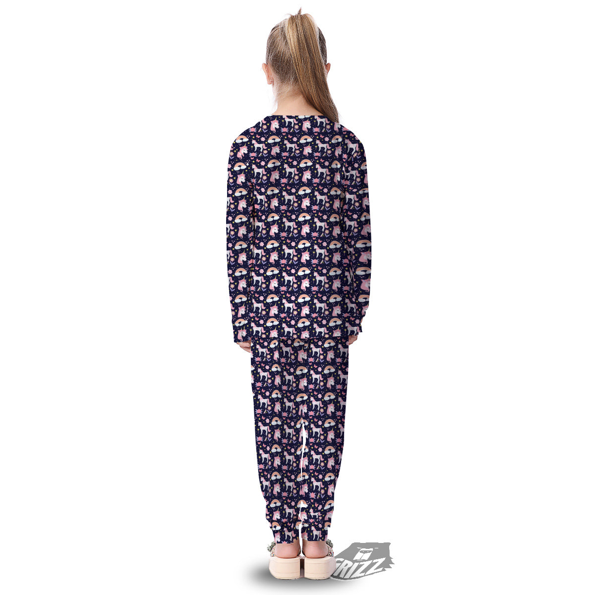 Star Unicorn Cute Night Print Pattern Kid's Pajamas-grizzshop