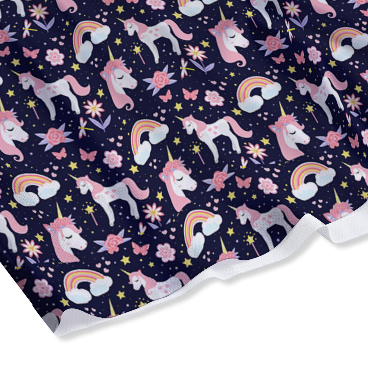 Star Unicorn Cute Night Print Pattern Mesh Shorts
