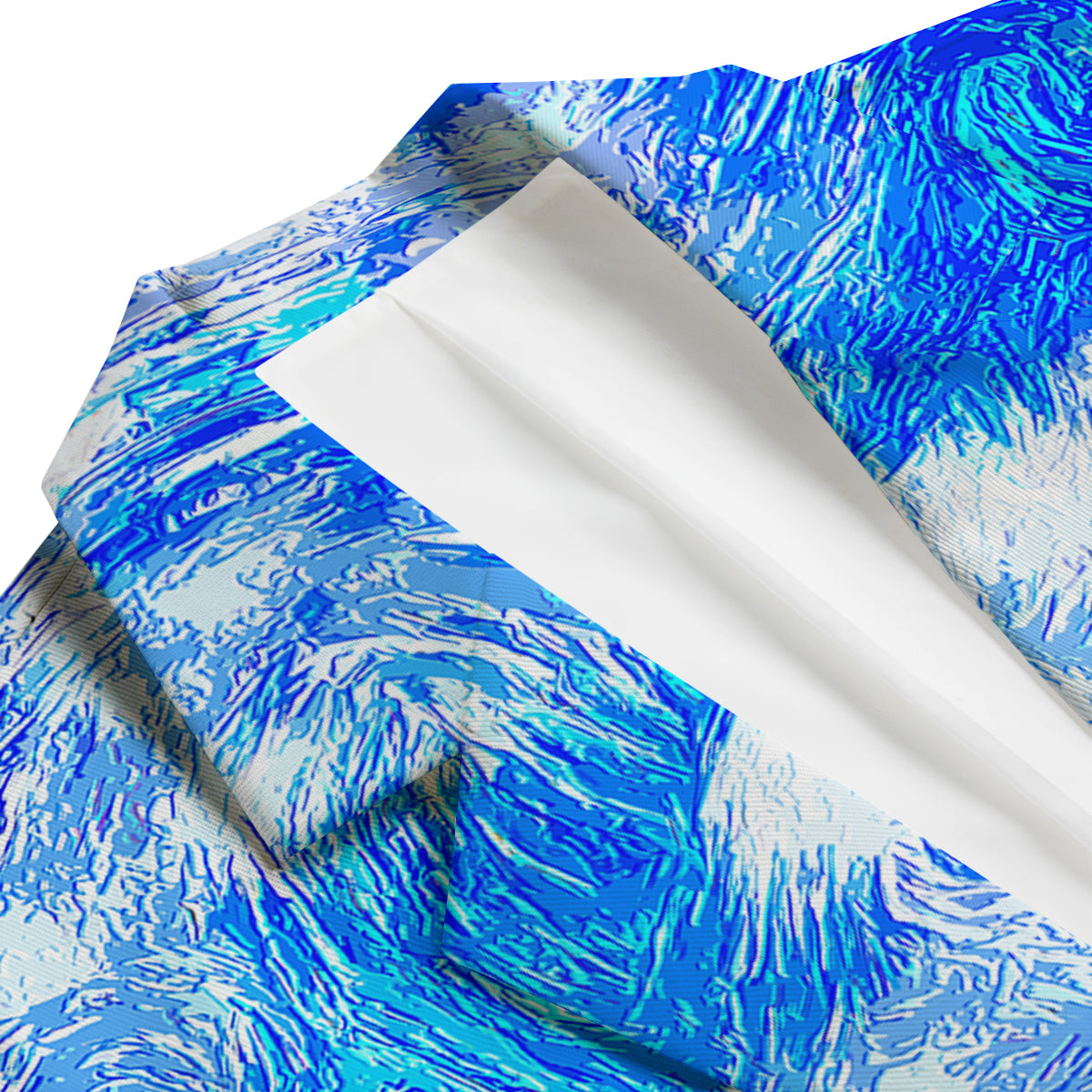 Starring Night Pyramids Print Men's Blazer-grizzshop