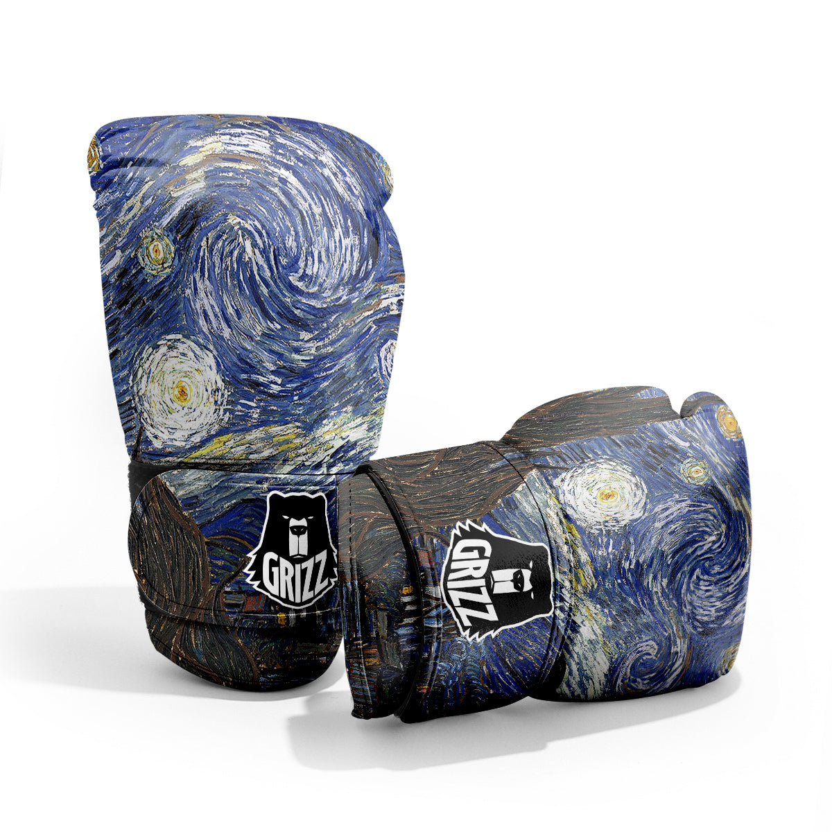 Starry Night Print Pro Boxing Glove
