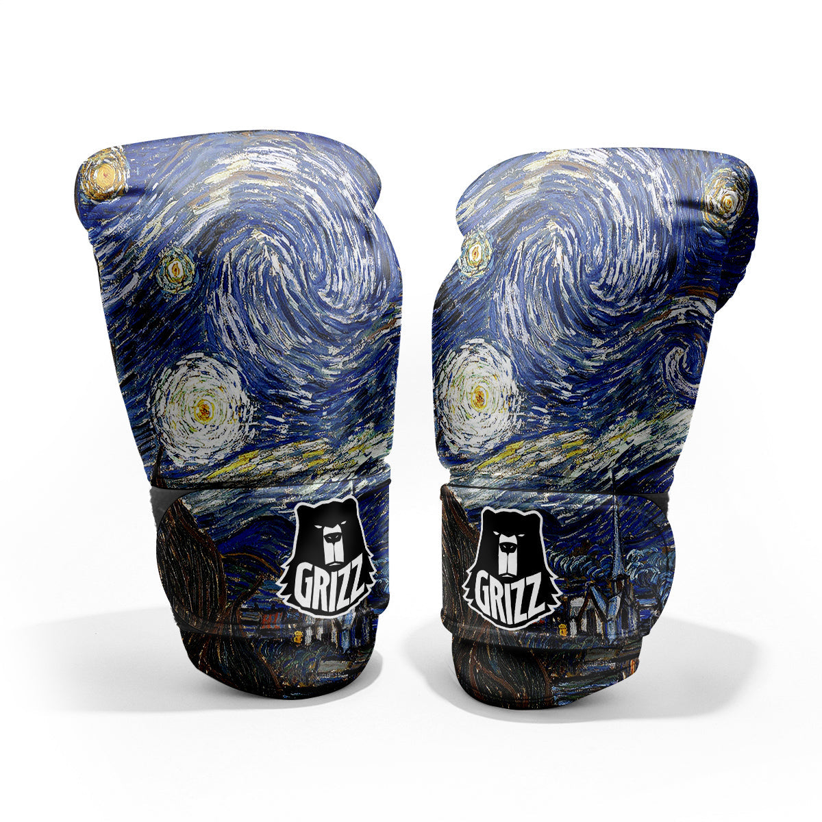 Starry Night Print Pro Boxing Glove