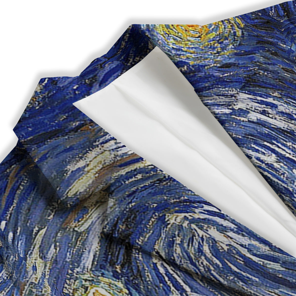 Starry Night Print Women's Blazer-grizzshop