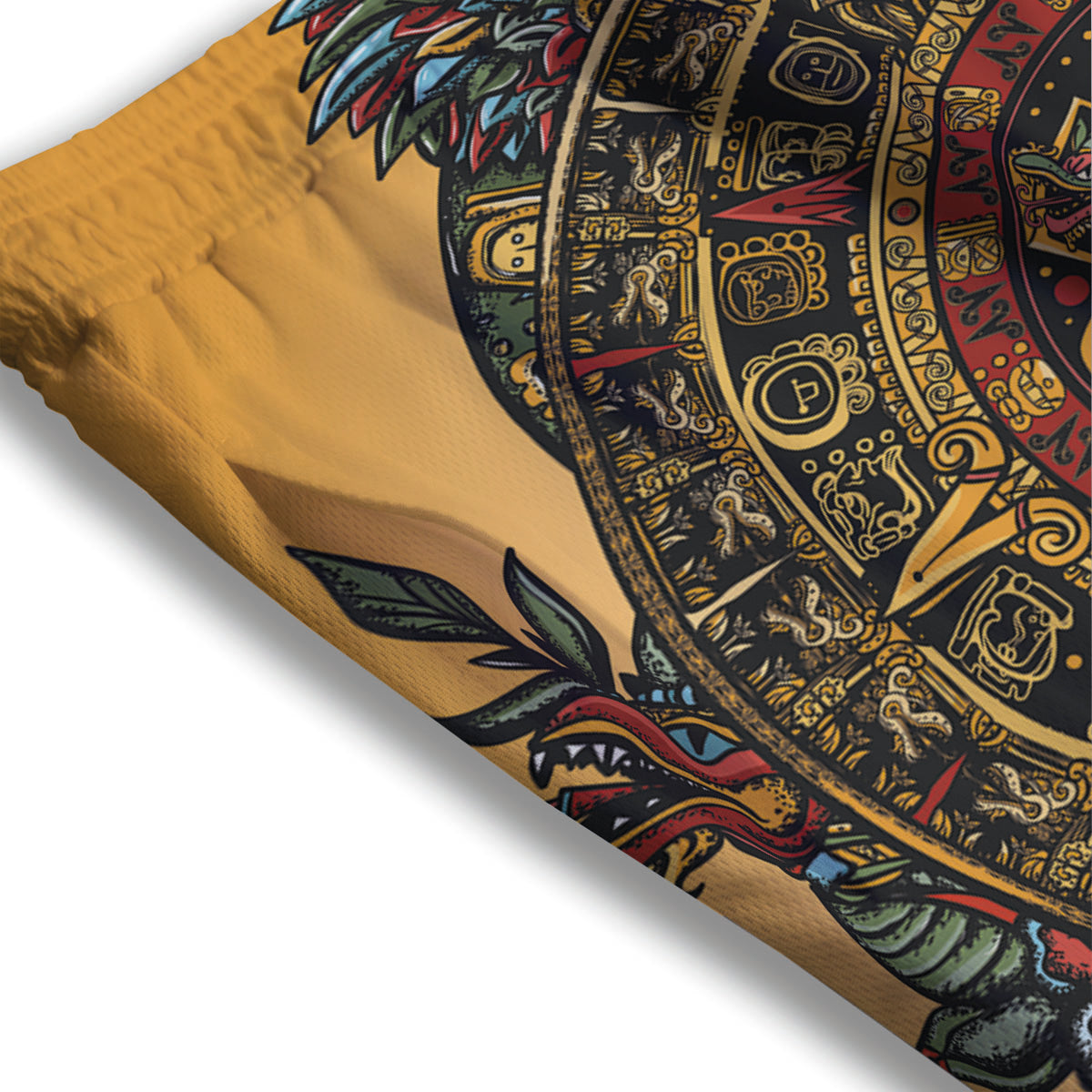 Softball Fireball Print Mesh Shorts