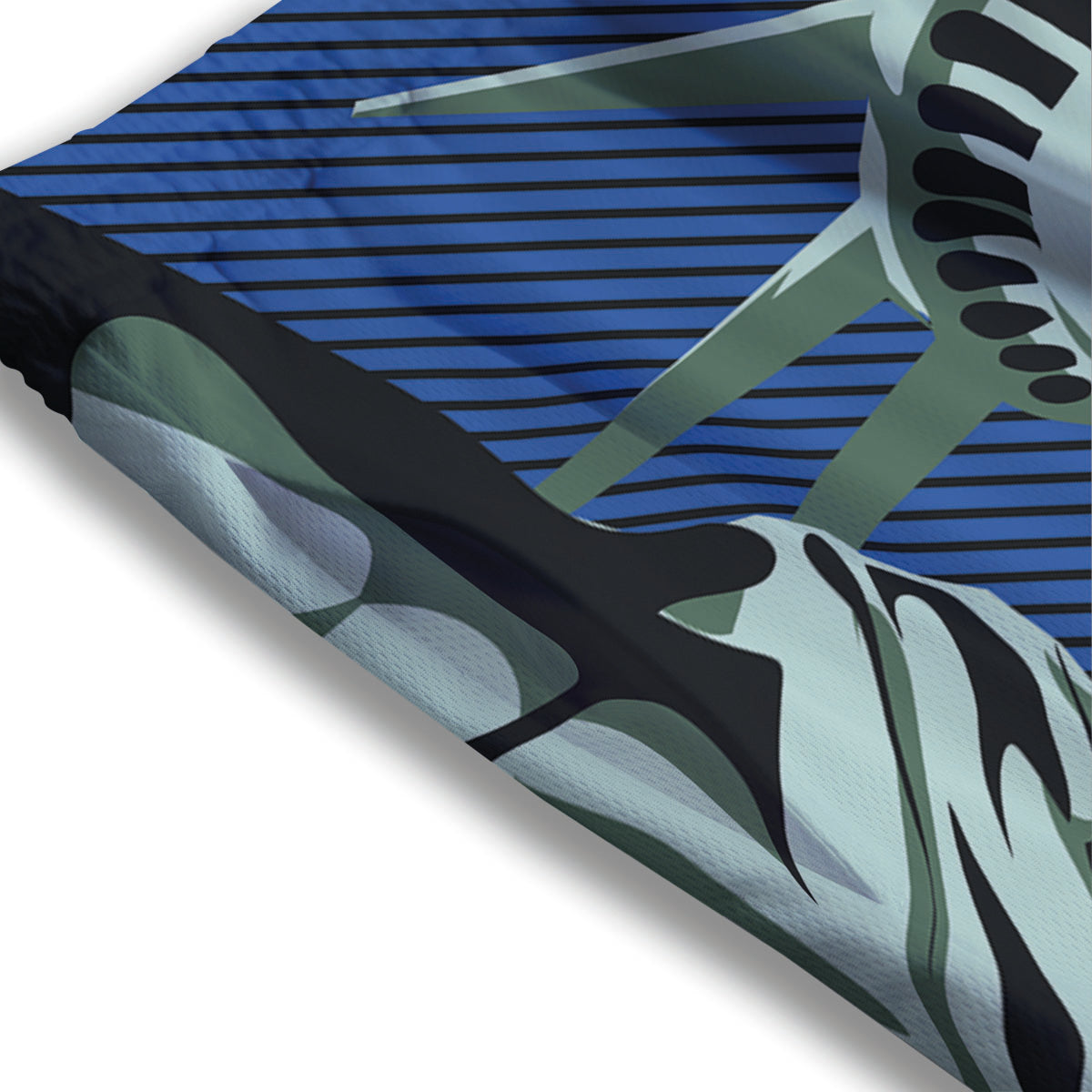 Space And Earth Print Mesh Shorts