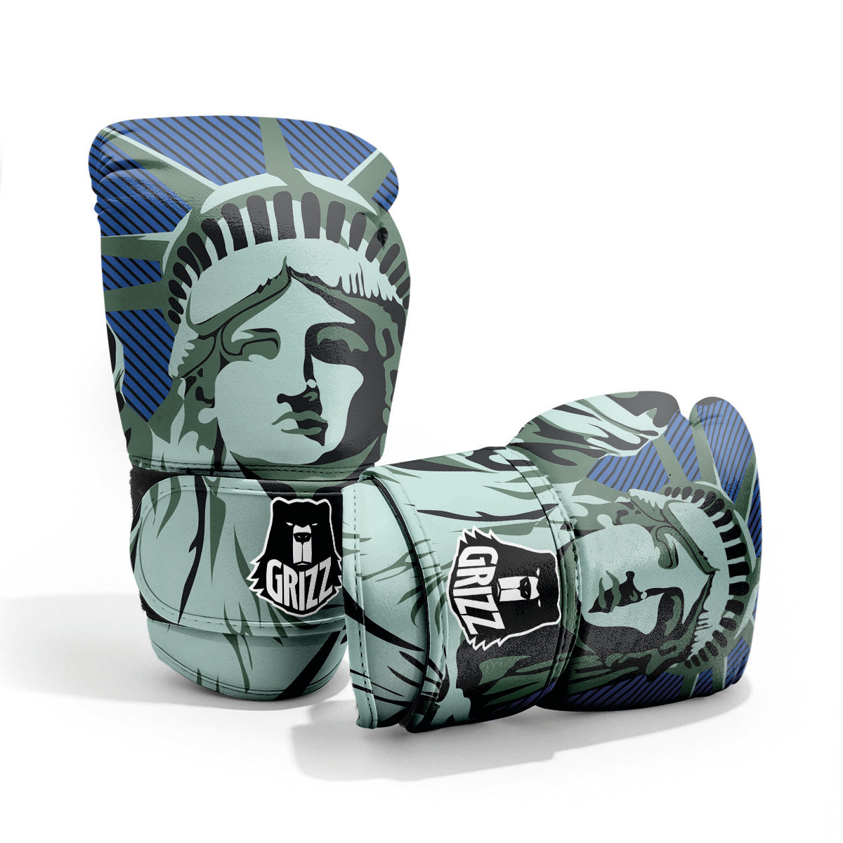 Statue Of Liberty American Print Pro Boxing Glove