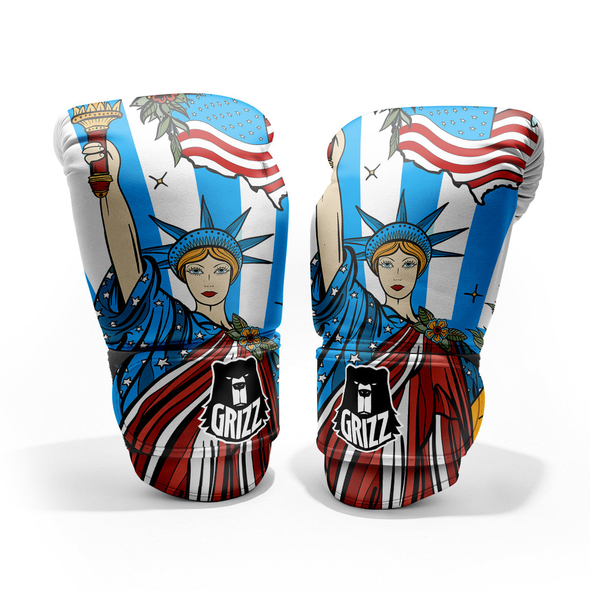Statue Of Liberty USA Print Pro Boxing Glove