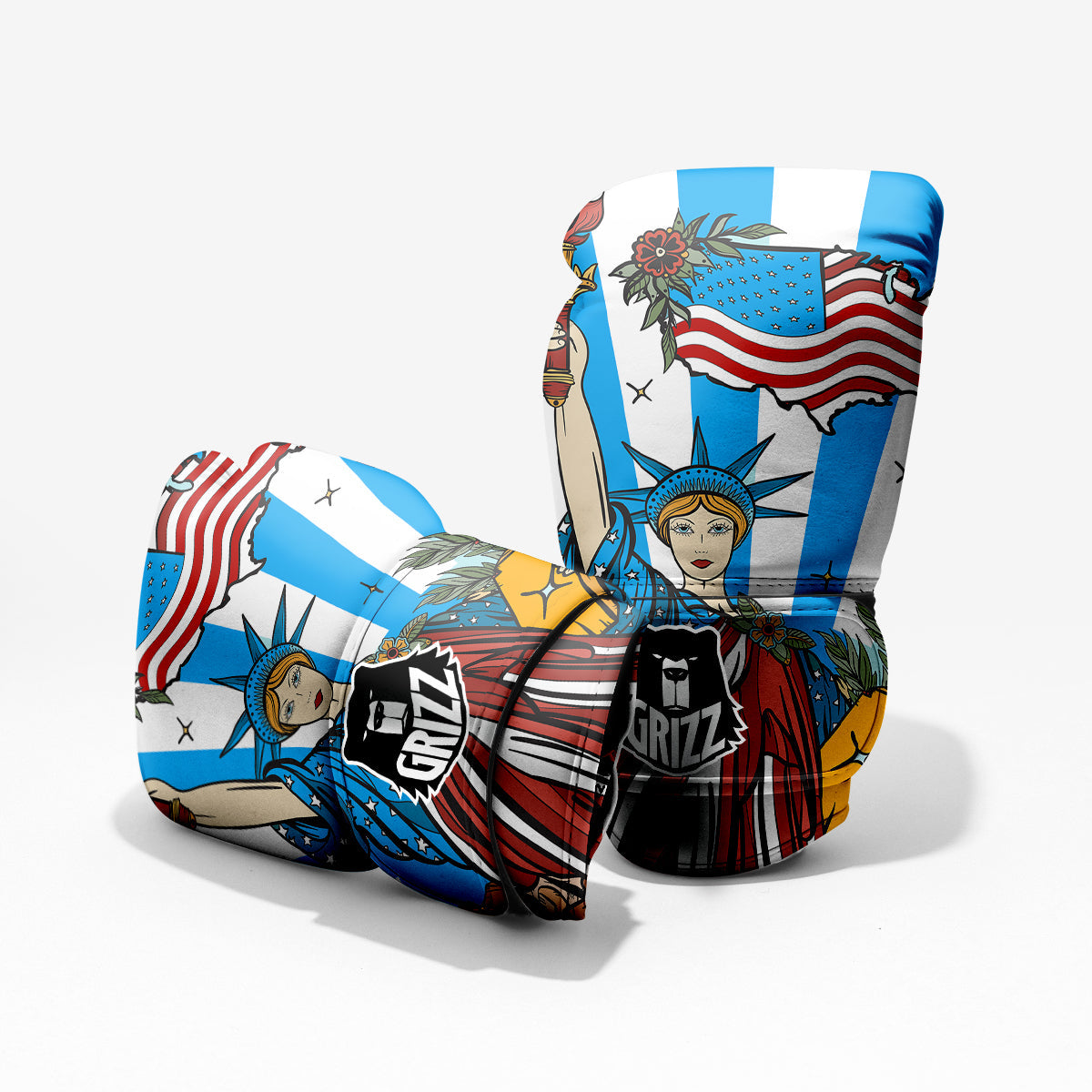 Statue Of Liberty USA Print Pro Boxing Glove