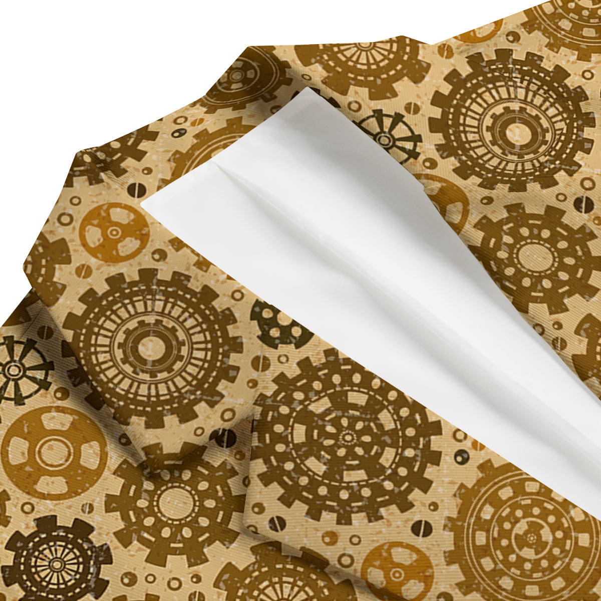 Steampunk Print Pattern Men's Blazer-grizzshop