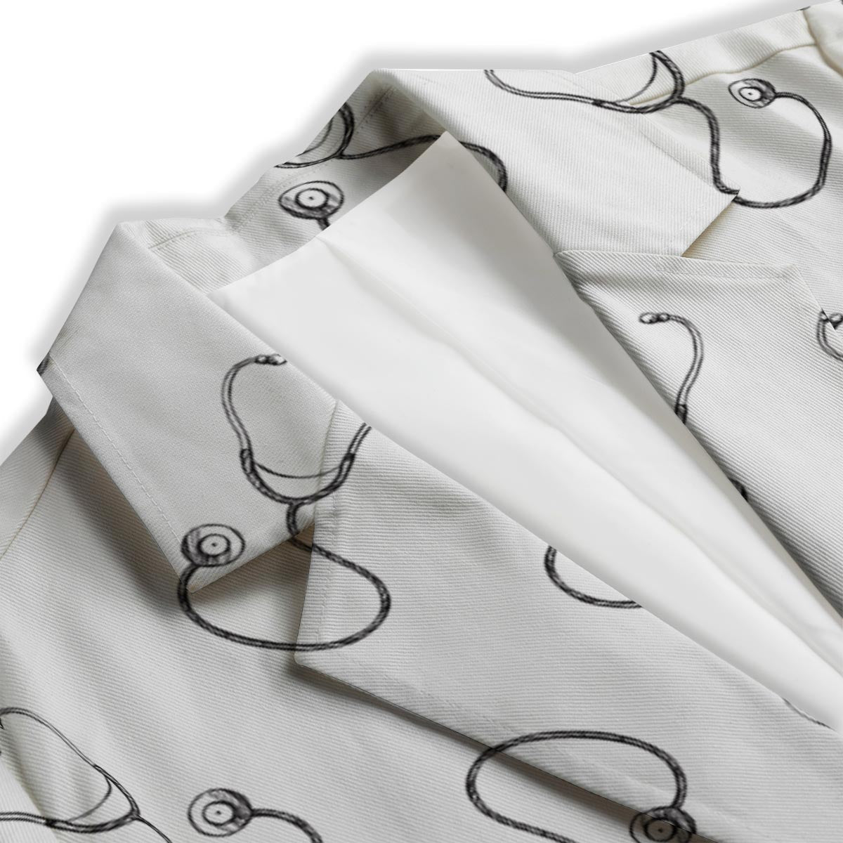 Stethoscope Sign Print Pattern Women's Blazer-grizzshop