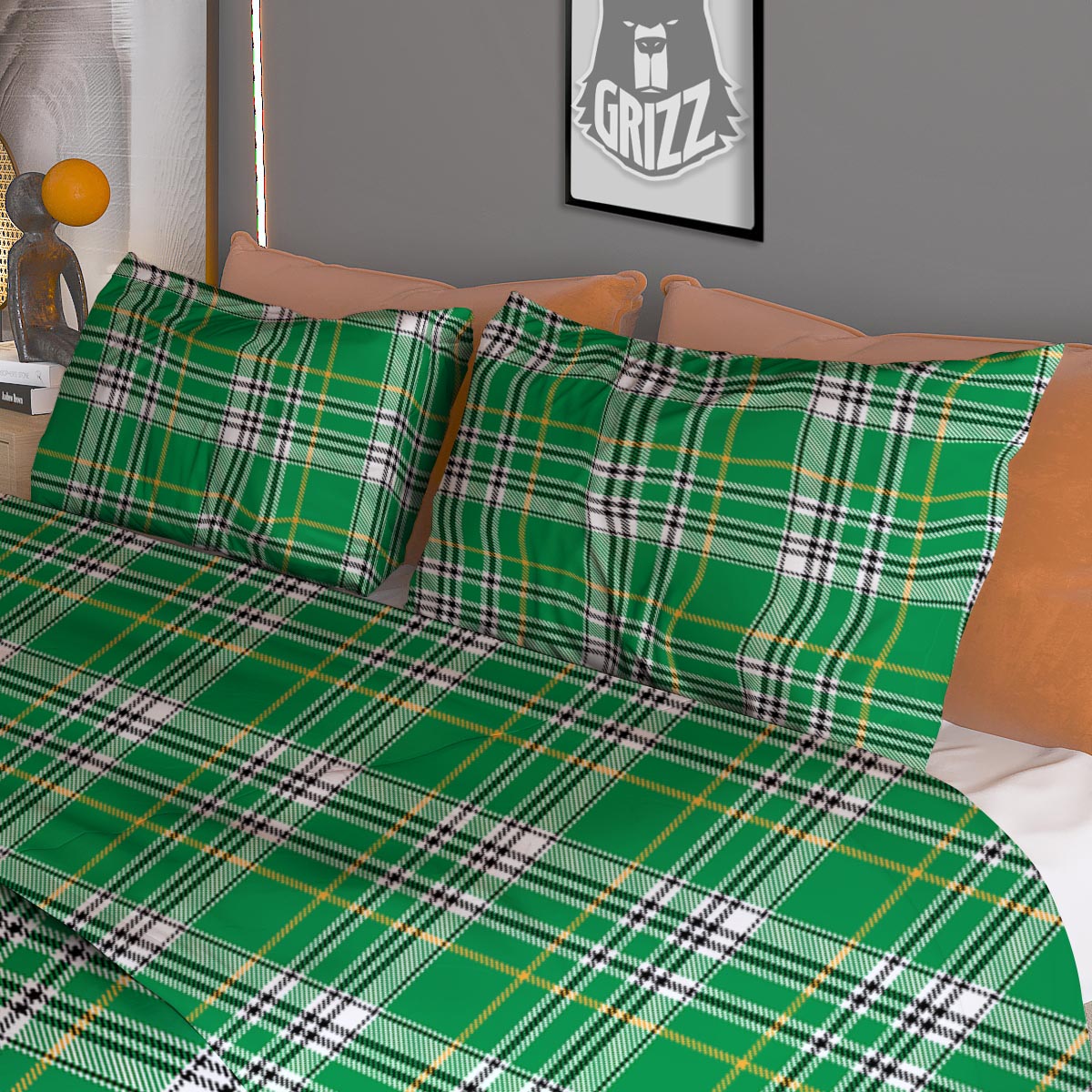 Sunflower Watercolor Print Pattern Duvet Cover Bedding Set