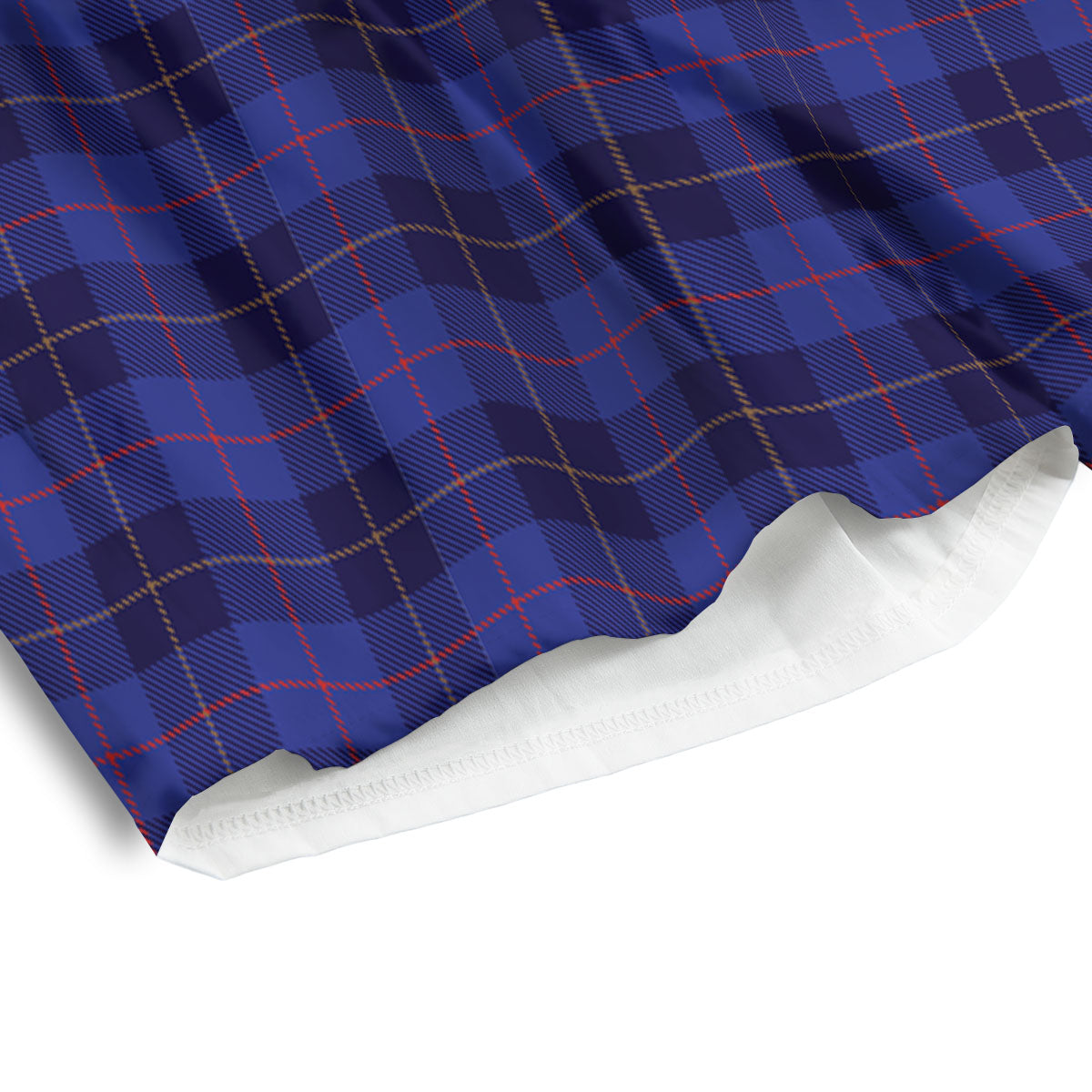 Sunflower Navy Print Pattern Men's Athletic Shorts